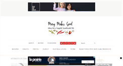 Desktop Screenshot of marymakesgood.com